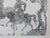 Traditional Chinese Warriors on Horseback Framed Rubbing on Paper For Sale - Image 4 of 6