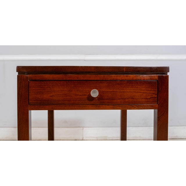 Pair of Stickley Cherry Metropolitan End Side Tables For Sale - Image 9 of 18