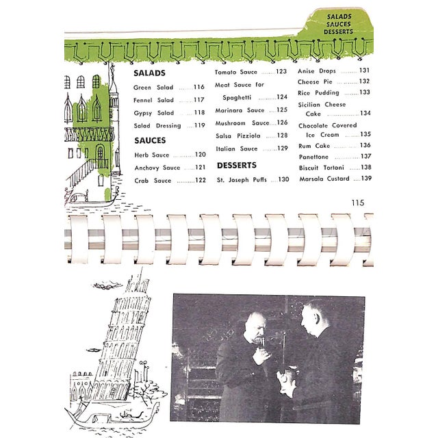 "Thank You Mister Columbus the Choice Cuisine of Italy" 1956 Rosen, Ruth Chier For Sale In New York - Image 6 of 7