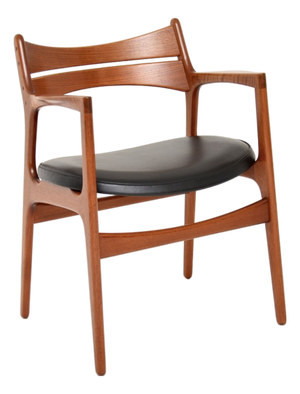 Vintage Danish Teak Carver Desk Chair by Erik Buch, 1960s