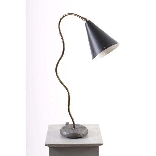 1950s Mid-Century Table Lamp, Denmark, 1950s For Sale - Image 5 of 5