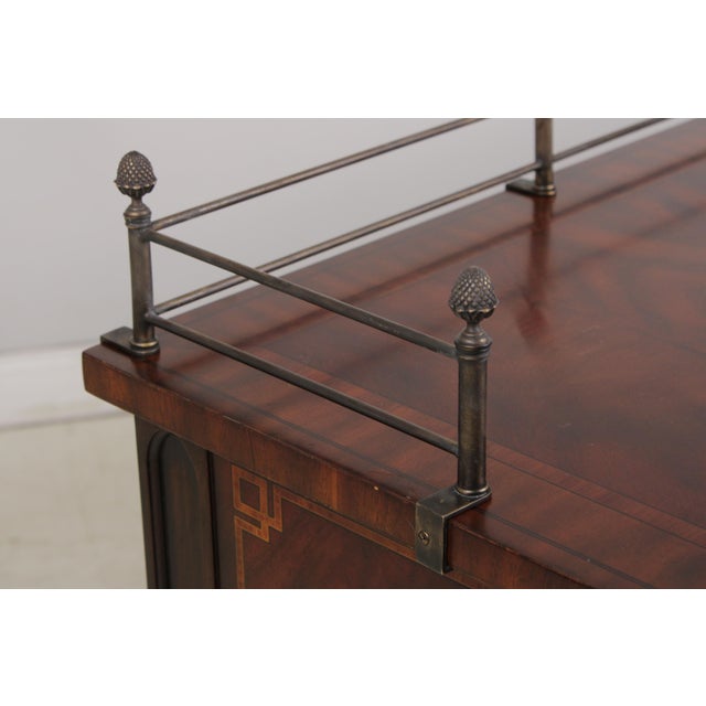 Maitland Smith Flame Mahogany Sideboard For Sale - Image 10 of 17