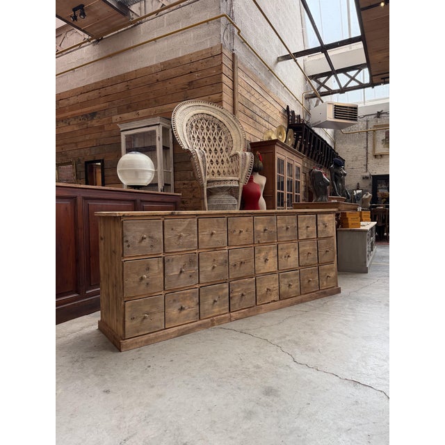 Early 20th Century 24-Drawer Craft Cabinet For Sale - Image 11 of 11