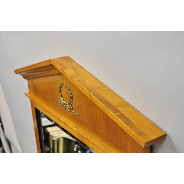 Thomasville Grand Classics Neoclassical Empire Cherry Wood Biedermeier Mirror For Sale - Image 11 of 15