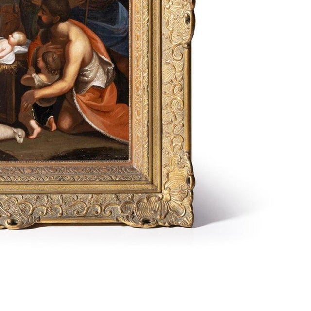 Holy Family, 19th Century, Oil on Canvas For Sale - Image 5 of 6