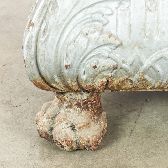 1900s French Large Metal Planter For Sale - Image 10 of 18