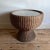 Wood Round Wicker Table with Glass Top, 1960s For Sale - Image 7 of 8