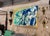 Very cool modern abstract painting made of acrylic and hood lead signed by artists titled “Frenchy”.