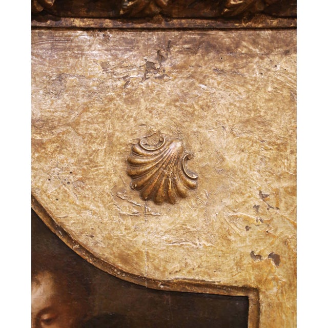 18th Century Spanish Baroque Saint Julius Martyr Oil Painting With Angels For Sale - Image 10 of 13