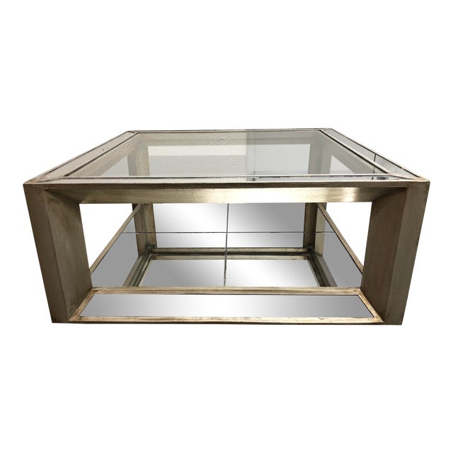 ZGallerie Pascual Mirrored Cocktail Table Chairish