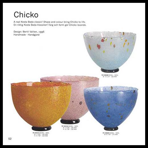 Pink Bertil Vallien Kosta Boda Pink Chicko Bowl Scavo Glass Candy Dish For Sale - Image 8 of 8