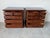 1970s Vintage Link-Taylor Heirloom Solid Mahogany Chippendale Bedside Tables / Nightstands – A Pair For Sale - Image 5 of 16