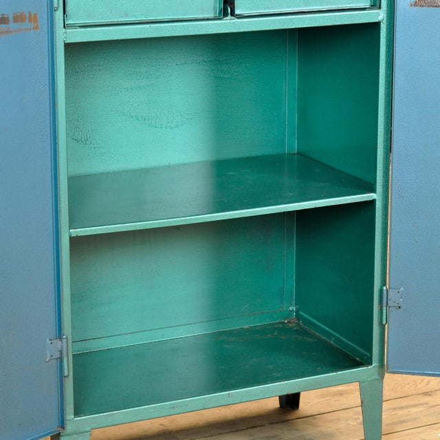 Industrial Iron Cabinet, 1970s For Sale - Image 6 of 15