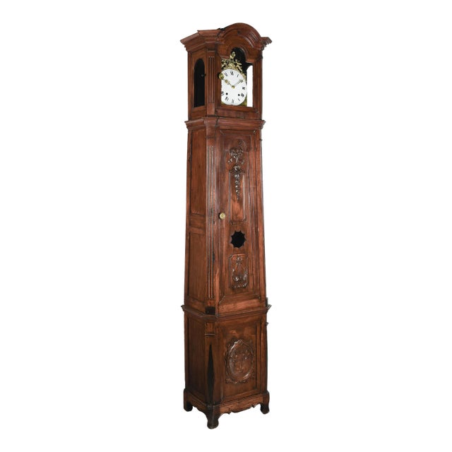 19th Century French Tall Case Clock or Horloge De Parquet For Sale