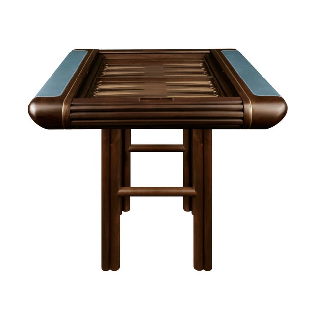 Jacoby Backgammon Table by Wood Tailors Club For Sale - Image 11 of 12