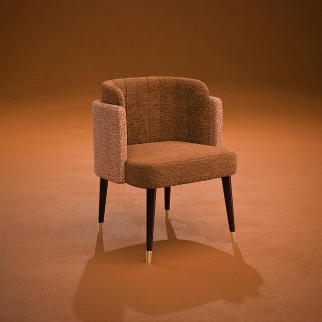 Brown Anita Dining Chairs by Ottiu, Set of 4 For Sale - Image 8 of 11