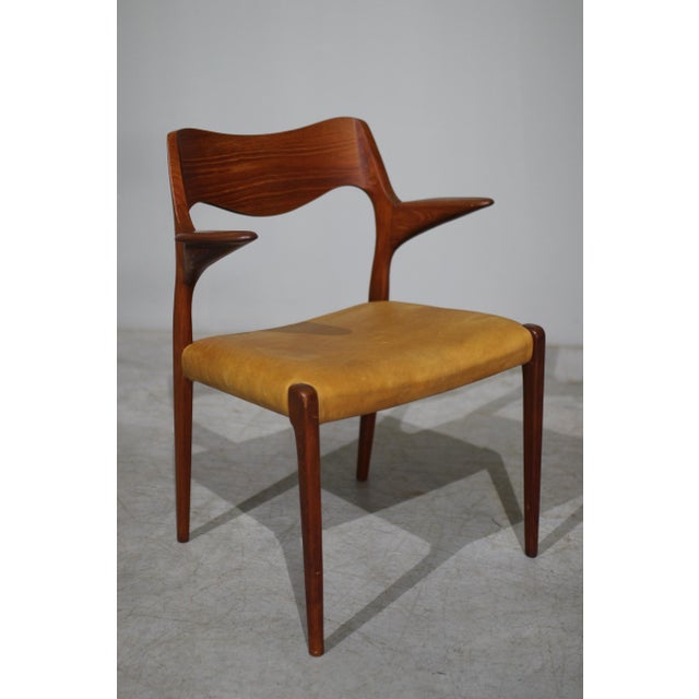 Model 55 Armchair by Niels Otto Moller for J. L. Mollers, 1960s For Sale - Image 6 of 7