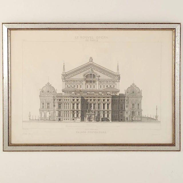 View of the Paris Opera House, France, 19th Century For Sale - Image 9 of 9