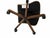 Brown Old Hickory Tannery Brown Leather Adjustable Executive Office Chair For Sale - Image 8 of 18