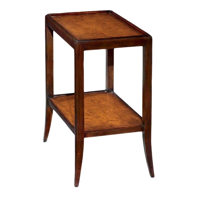 Chairside Table in Brown For Sale