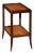 Chairside Table in Brown For Sale