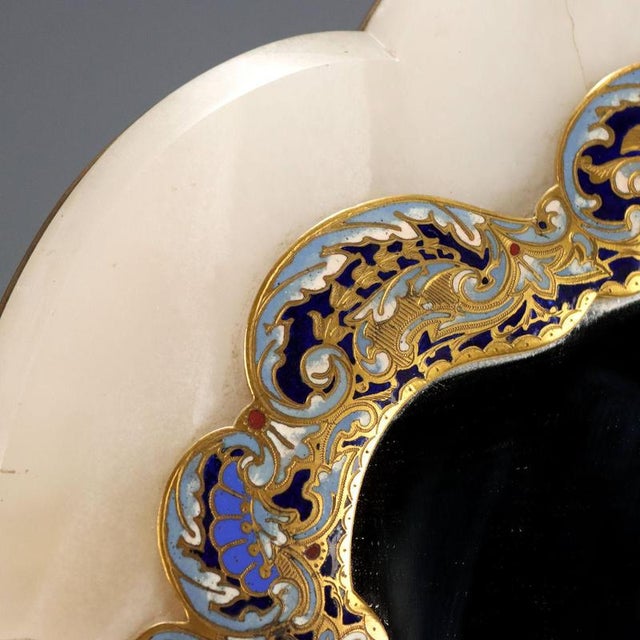 Champleré and Ormolu Table Mirror For Sale - Image 3 of 9