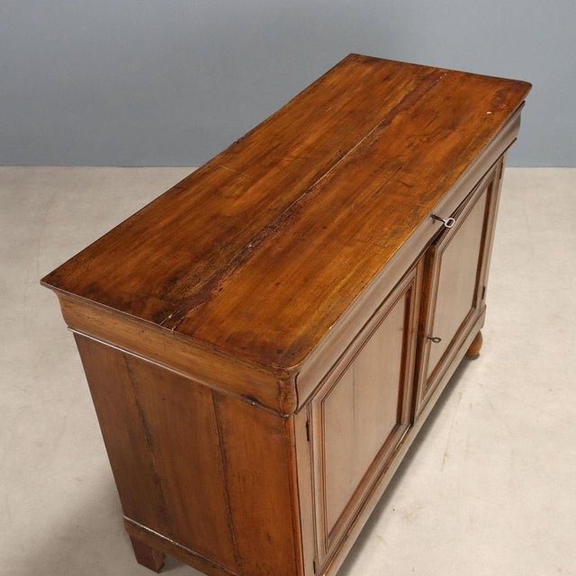 Brown Antique Walnut and Fir Cupboard with Drawers, Italy, Early 20th Century For Sale - Image 8 of 10