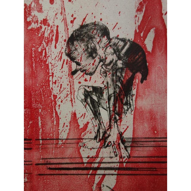 Dado, Feast of Blood, Original Signed Engraving For Sale - Image 5 of 7