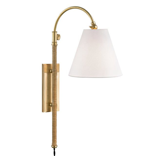 Designed by Mark D. Sikes for Hudson Valley Lighting Width/Diameter: 8.00" Height: 30.25" Extension: 14.50"...