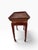 Vintage Chinese Red Lacquer & Woven Rattan Removable Tray Table With Calligraphy For Sale - Image 4 of 14