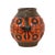 Mid-Century Modern West German Orange Pottery Wekara Vase, 1960s For Sale - Image 3 of 10