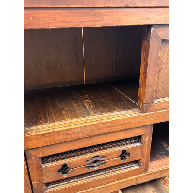 Wood Japanese Mizuya Tansu For Sale - Image 7 of 12