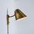 1960s 1960s Jacques Biny Patinated Brass Articulating Plug-In Wall Lamp, Unmarked For Sale - Image 5 of 12