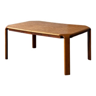 Extendable Oak Dining Table by Lou Hodges for Generation 80 For Sale