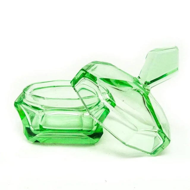 Art Deco Candyer from Moser, Czechoslovakia, 1930s For Sale - Image 6 of 11