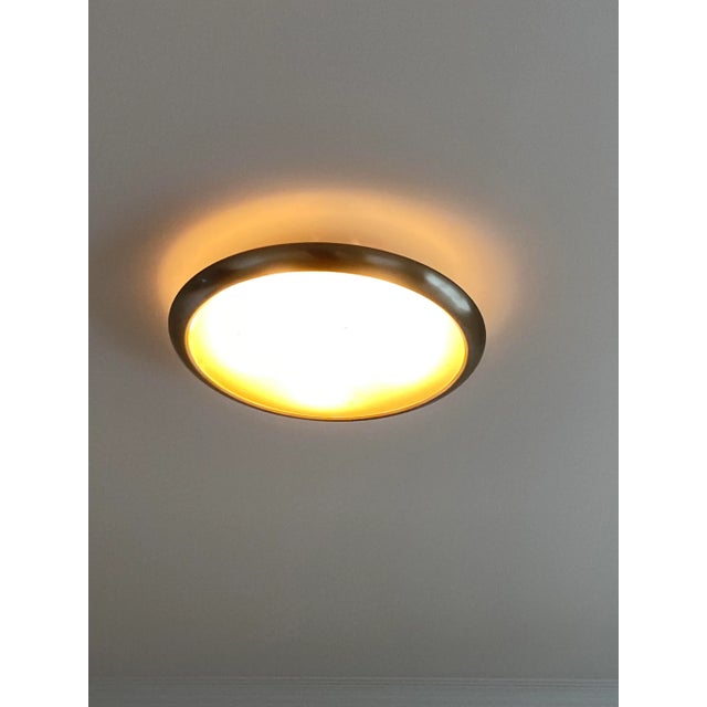 Metal Model 2262 Ceiling Light from Fontana Arte, 1980s For Sale - Image 7 of 14