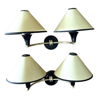 Wall Lamps from Arlus, France, 1950s, Set of 2 For Sale