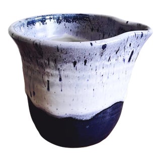 Vintage Ceramic Batter Bowl Pottery Mixing Bowl For Sale