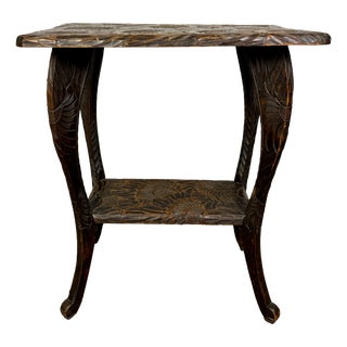 Japanese Two Tier Side Table from Liberty and Co, 1900s For Sale