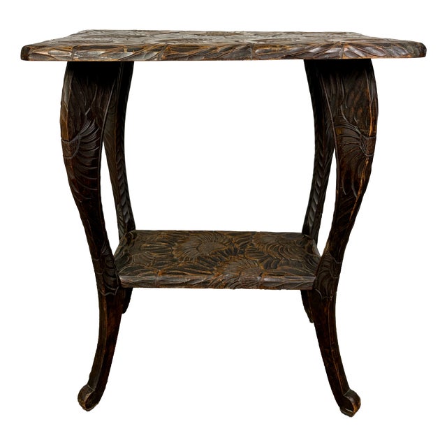 Japanese Two Tier Side Table from Liberty and Co, 1900s For Sale
