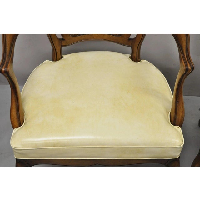 Mid 18th Century French Provincial Hollywood Regency Pretzel Cane Back Dining Chair - Set of 8 For Sale In Philadelphia - Image 6 of 12