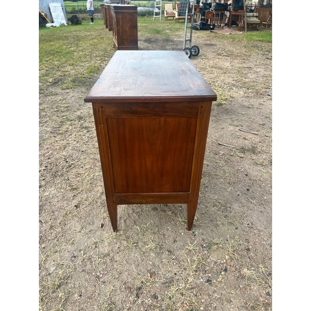 French 19th Century Louis XVI Walnut Chest of Drawers For Sale - Image 12 of 12