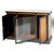 Victorian Antique French Inlaid Walnut Victorian Style Front Glass Door Display Cabinet For Sale - Image 3 of 10