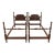 Kindel Furniture Antique Georgian Carved Solid Mahogany Twin Size Poster Beds, Pair For Sale