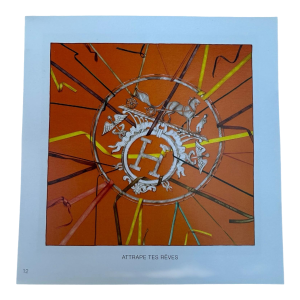 Hermes 2008 Collection Authentic Original Hermès Scarf Art Advertisement Lithograph Featuring Hermès Design