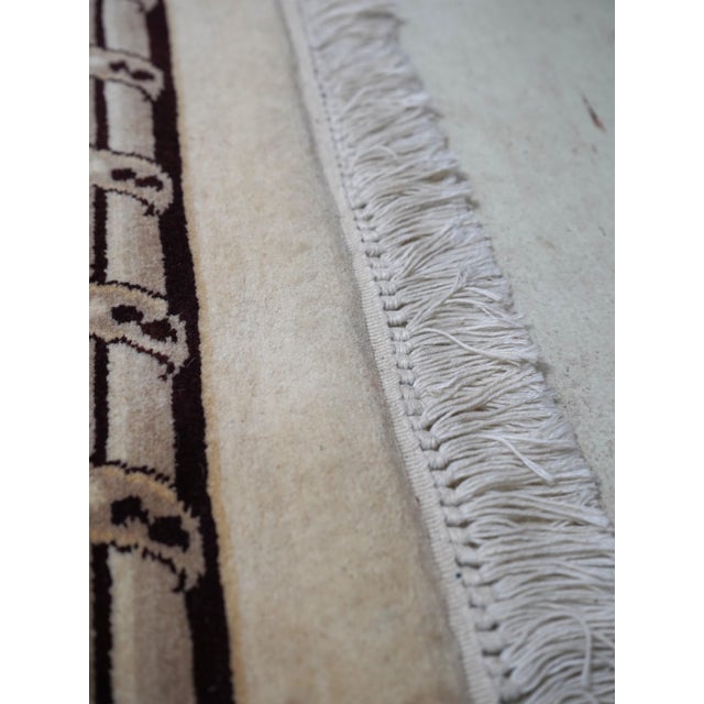 Hand Woven Approx. 11 X 16 Large Oriental Style Wool Rug For Sale In Philadelphia - Image 6 of 12