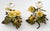 Metal Candlesticks Tole Painted Metal Butterflies & Flowers 1960s Italy For Sale - Image 7 of 12