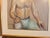 1970s Flora B. Giffuni, “Hippie” — Original Framed Pastel Portrait For Sale - Image 4 of 14