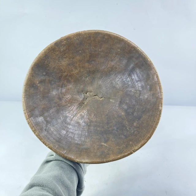 Brown Early 20th Century Lobi Stool Burkina Faso MATTER COLLECTION For Sale - Image 8 of 11
