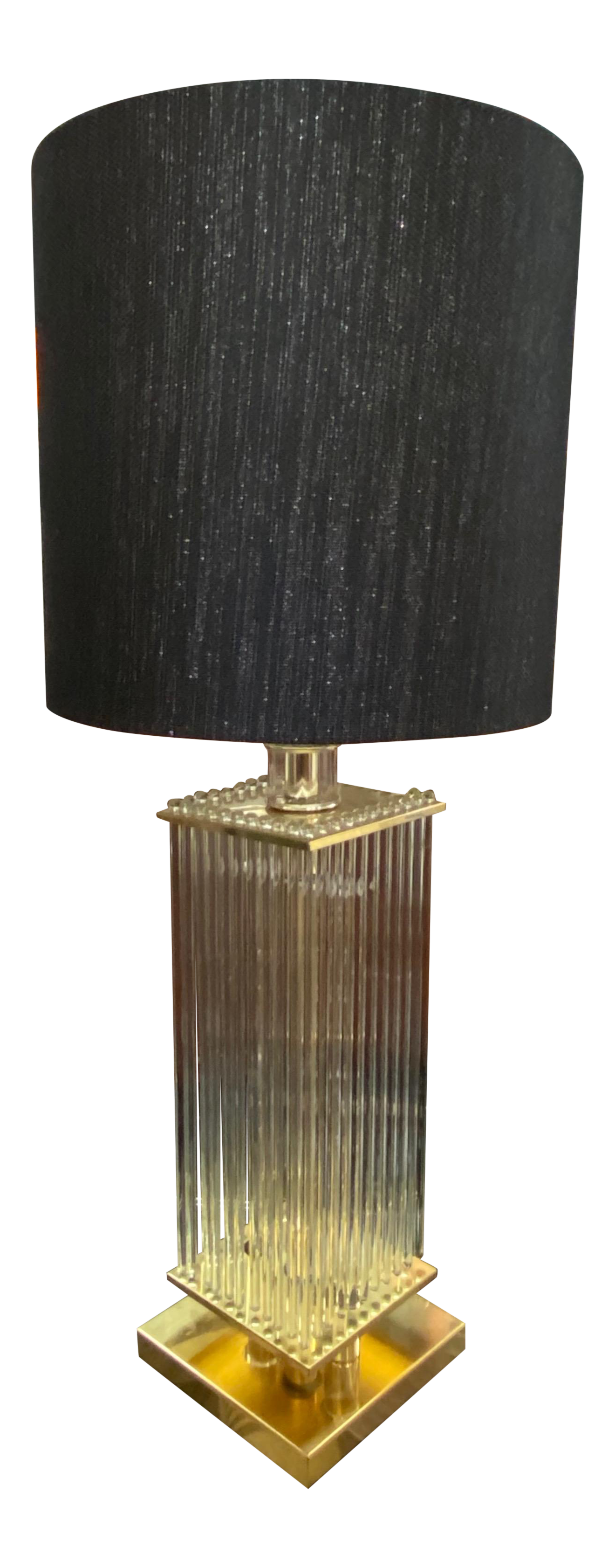 glass rod table lamp